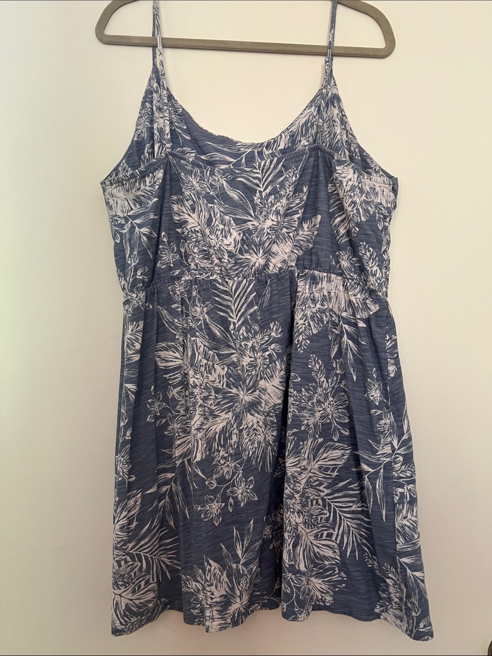 Old Navy Navy Blue Floral Mini Dress - Picture 2 of 5